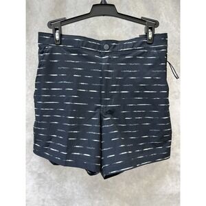 VRST Resort Shorts Small Navy Stripe 5" NWT